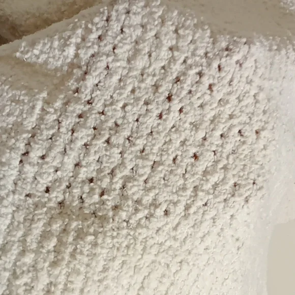 Cupcakes & Cashmere Oatmeal Nylon Sweater Ptp 21" L 25" Size Small Soft Stretch - Picture 6 of 10